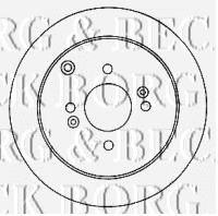BORG & BECK bbd4578 -  Диск тормозной